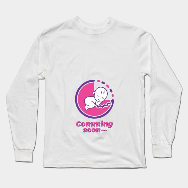 Baby coming soon Long Sleeve T-Shirt by Amrshop87